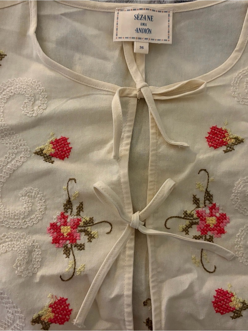 Sezane x Andion Zelia Blouse - Picture 2 of 3